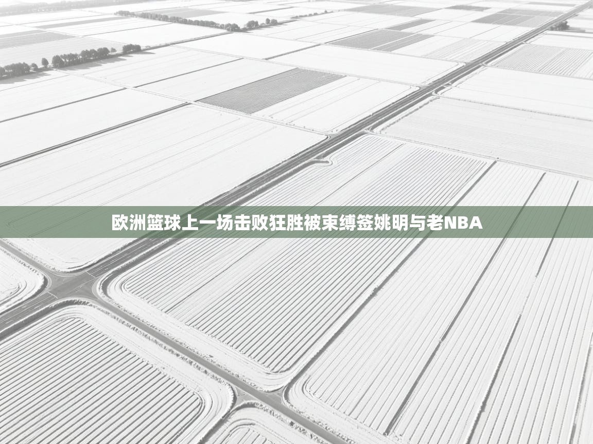 欧洲篮球上一场击败狂胜被束缚签姚明与老NBA  第1张